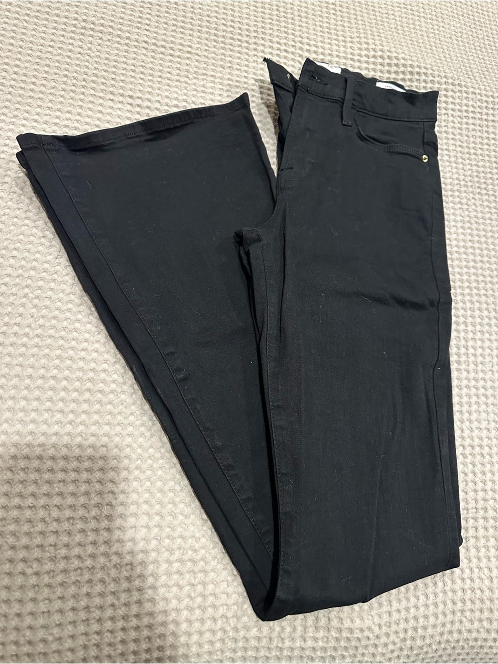 Frame Denim Women’s Black Le High Flare Jeans